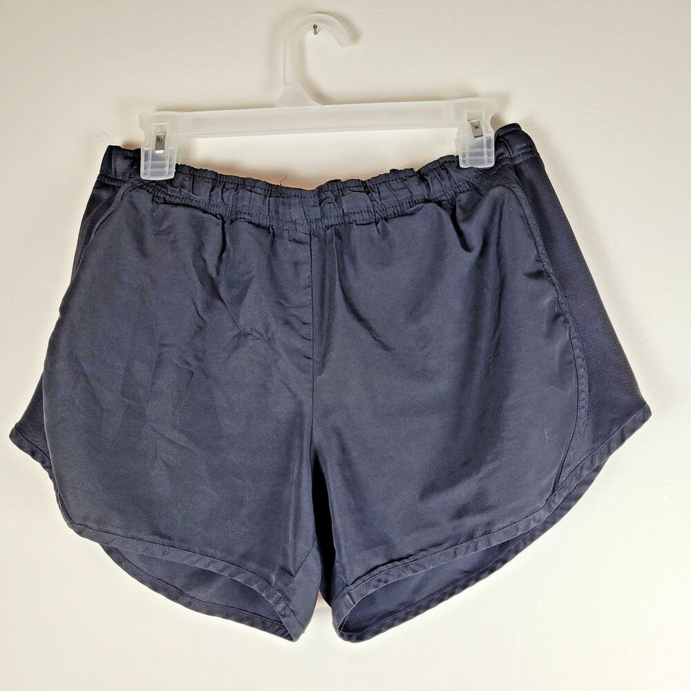 Danskin Now Shorts Women's M (8-10) Black Athletic Running Lined Elastic Waist